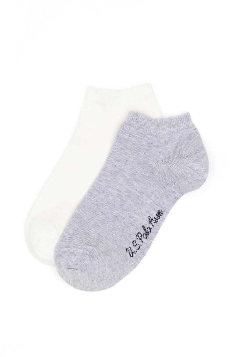 Kadın Gri Melanj Çorap