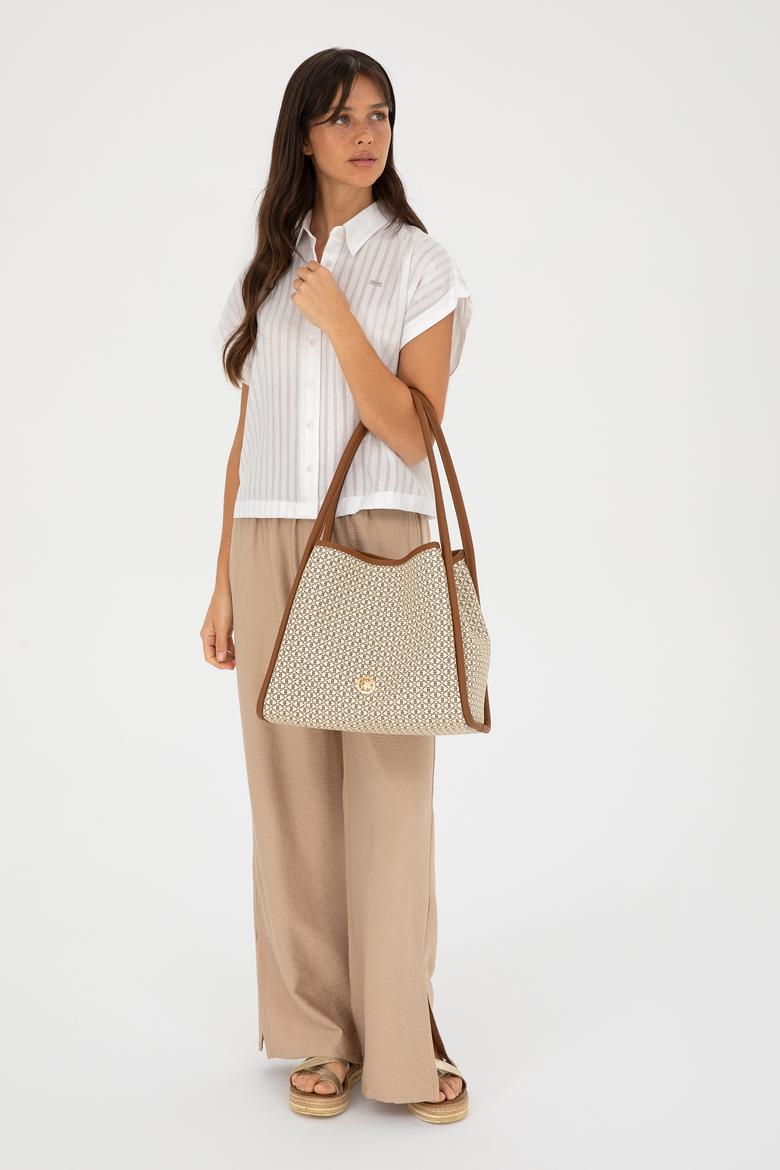 Kadın Bej Omuz Çantası