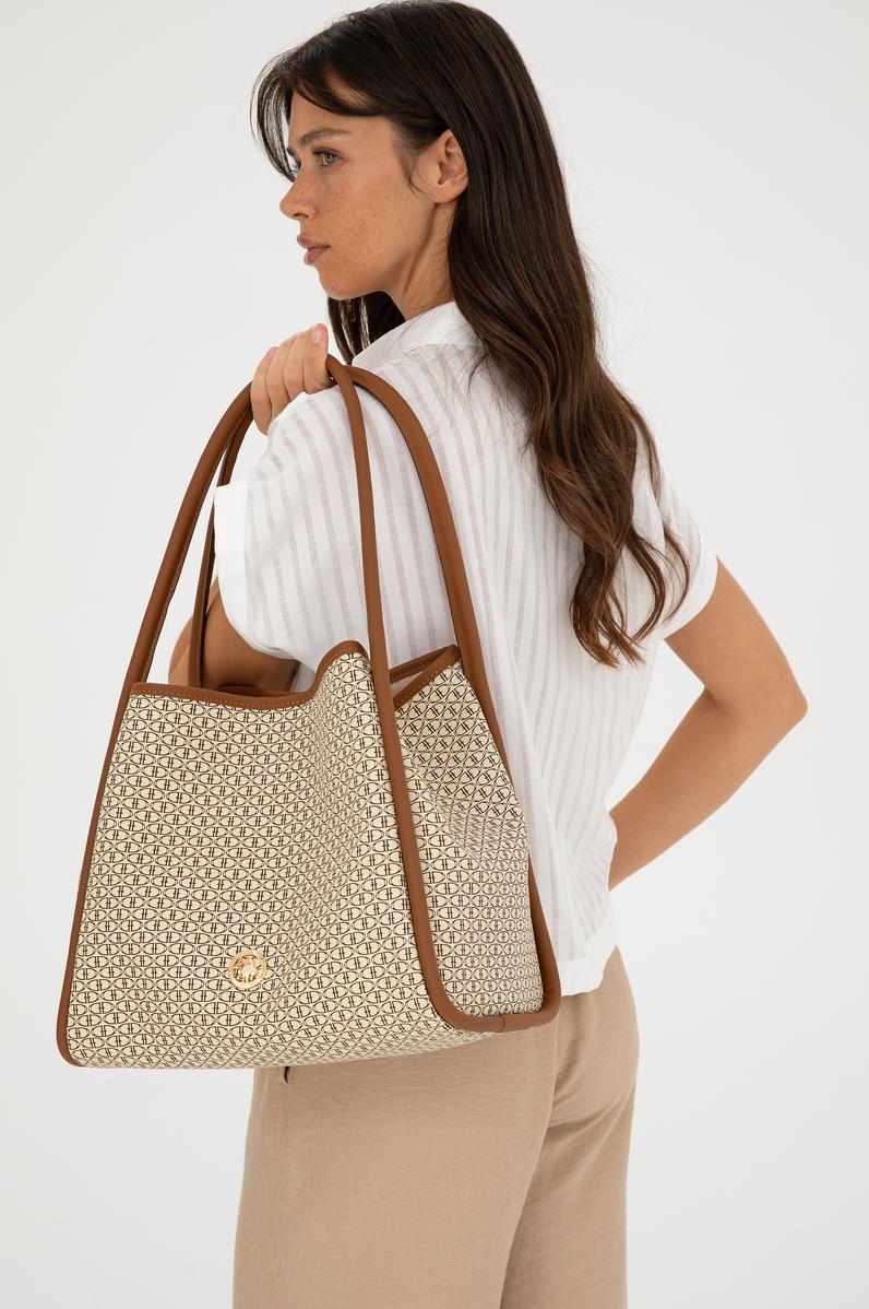 Kadın Bej Omuz Çantası