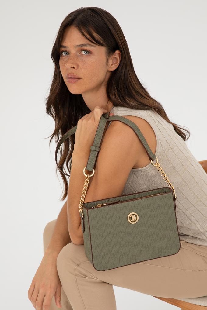 Kadın Açık Haki Çapraz Çanta