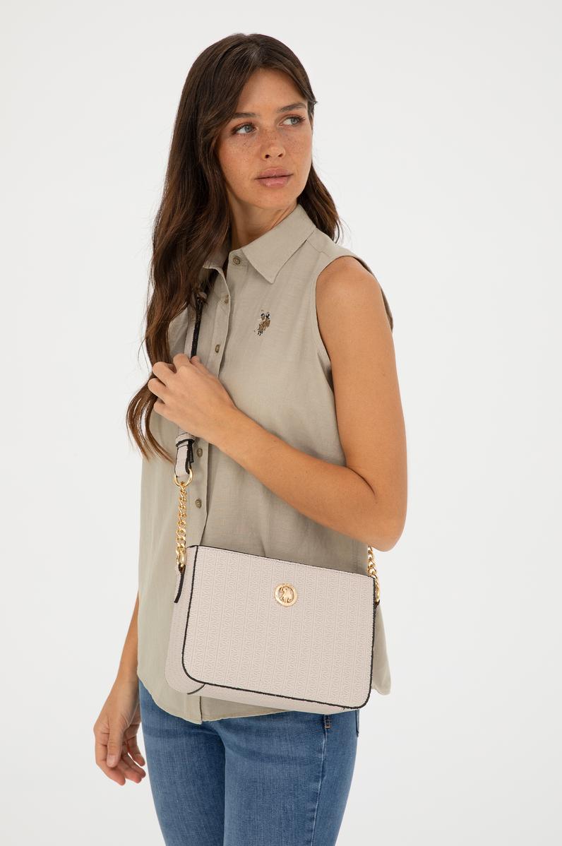 Kadın Açık Gri Çapraz Çanta