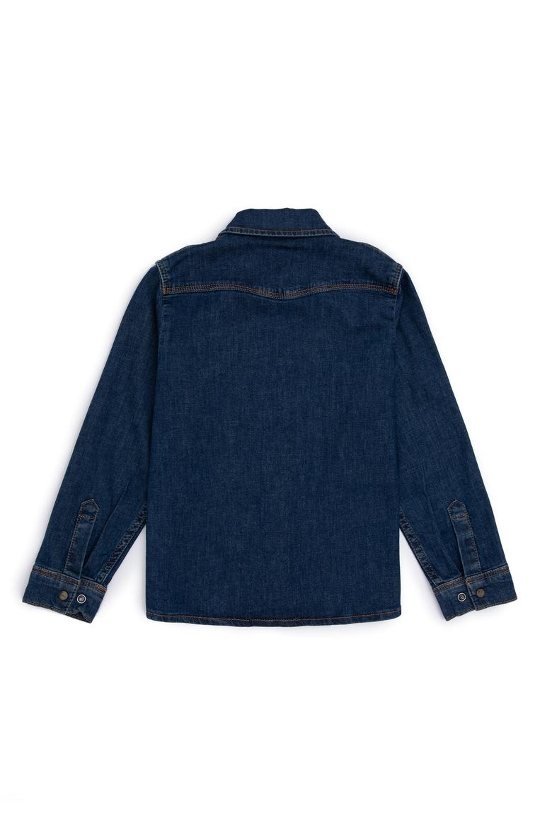 Erkek Çocuk Mavi Jean Gömlek - 50283983001
