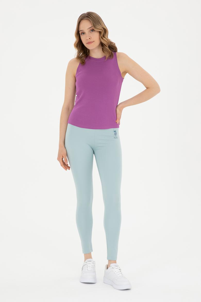 Kadın Mor Basic Tişört - 50280072043