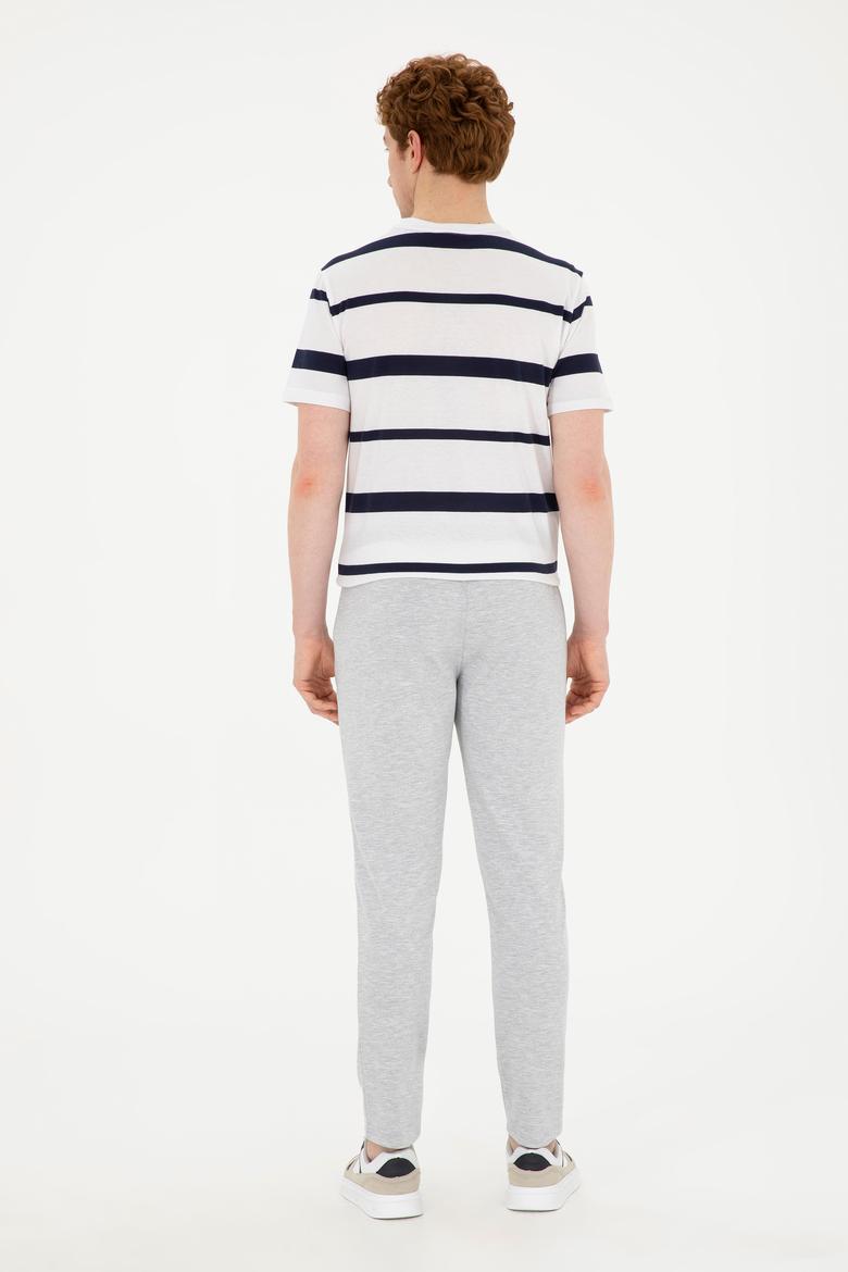 Erkek Gri Melanj Eşofman Altı - 50281043013