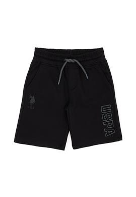 Erkek Çocuk Siyah Örme Şort - 50284828066