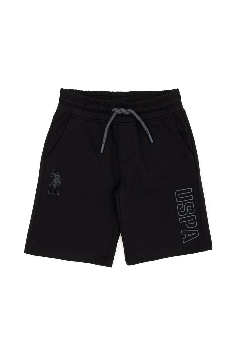 Erkek Çocuk Siyah Örme Şort - 50284828066