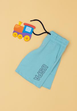 Erkek Çocuk Mint Örme Şort - 50284828116