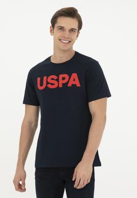 Erkek Regular Fit Bisiklet Yaka Koyu Lacivert Basic Tişört - 50279620039