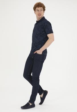 Erkek Koyu Lacivert Tişört - 50289864189