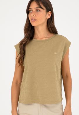 Kadın Haki Tişört - 50281748008