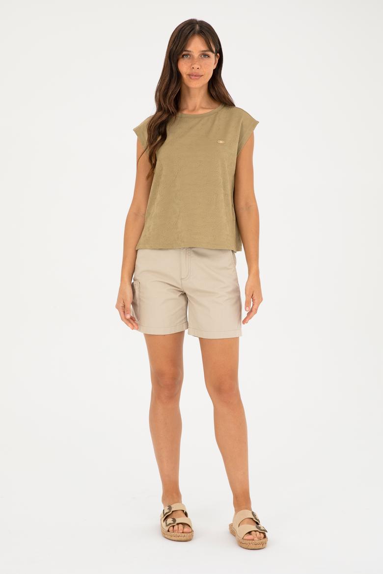 Kadın Haki Tişört - 50281748008