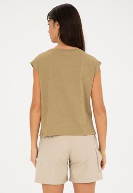 Kadın Haki Tişört - 50281748008