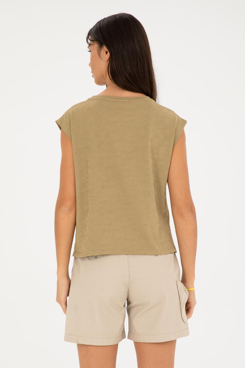 Kadın Haki Tişört - 50281748008