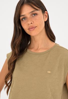 Kadın Haki Tişört - 50281748008