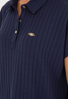 Kadın Lacivert Polo Yaka Tişört - 50281892024