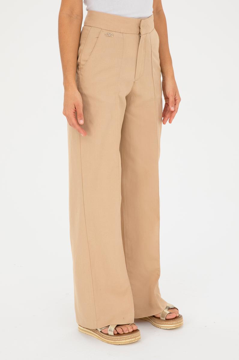 Kadın Kum Kanvas Pantolon