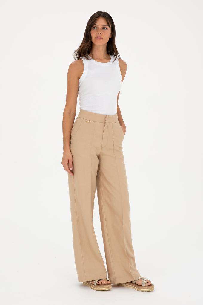 Kadın Kum Kanvas Pantolon