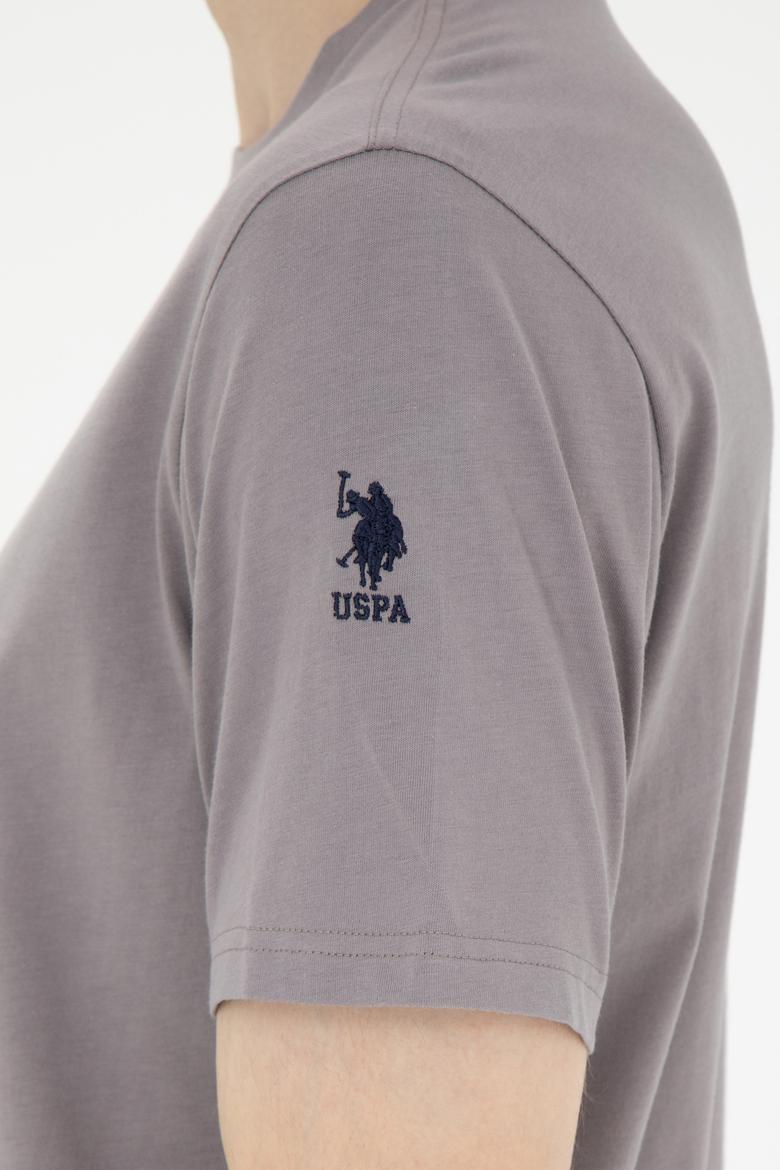 Erkek Gri Basic Tişört - 50284618037