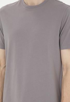 Erkek Gri Basic Tişört - 50284618037