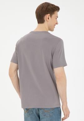 Erkek Gri Basic Tişört - 50284618037
