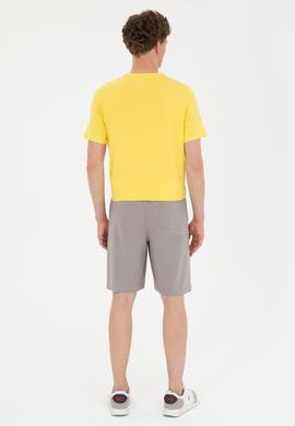 Erkek Koyu Gri Örme Şort - 50289285007