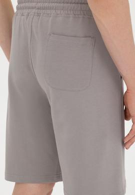 Erkek Koyu Gri Örme Şort - 50289285007