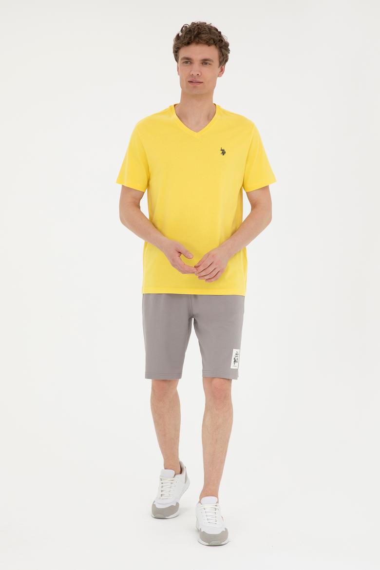 Erkek Koyu Gri Örme Şort - 50289285007