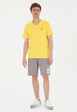 Erkek Koyu Gri Örme Şort - 50289285007