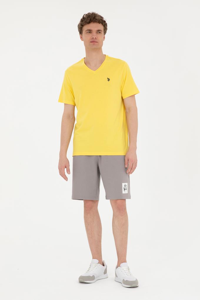 Erkek Koyu Gri Örme Şort