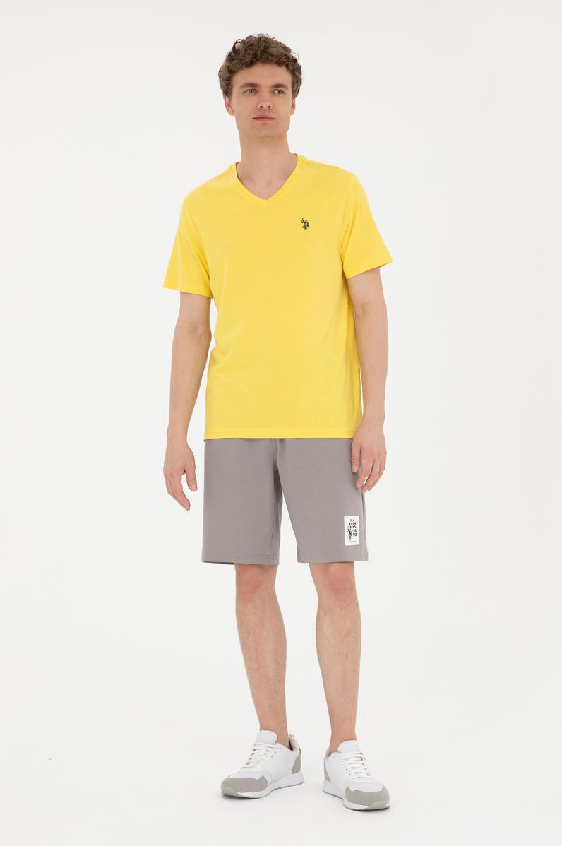 Erkek Koyu Gri Örme Şort