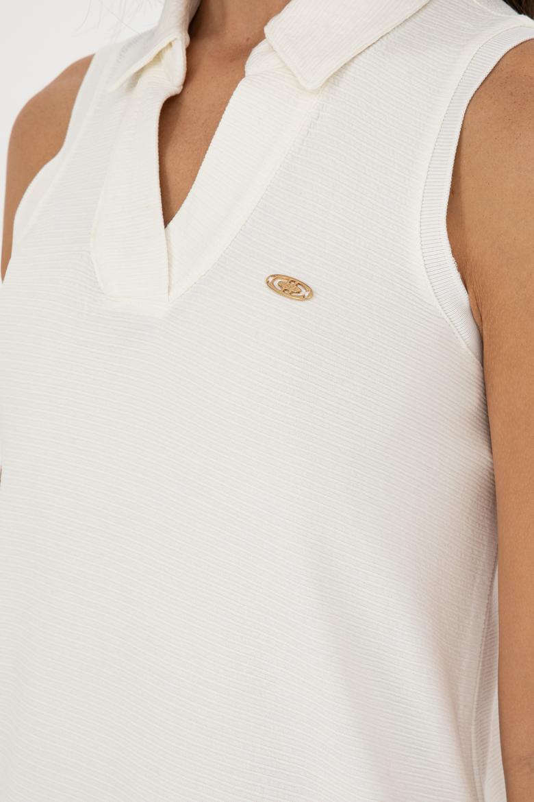 Kadın Ekru Örme Elbise - 50289197008