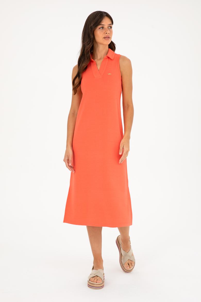 Kadın Nar Çiçeği Örme Elbise - 50289197010