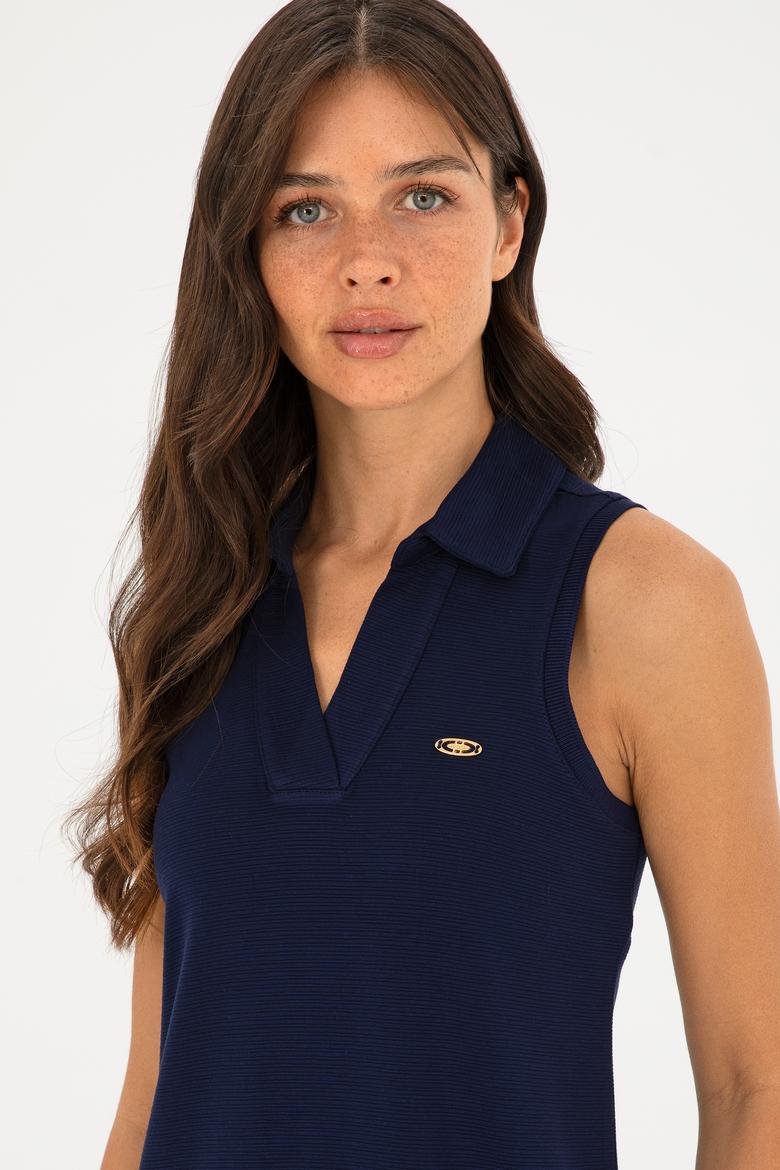 Kadın Lacivert Örme Elbise - 50289197026