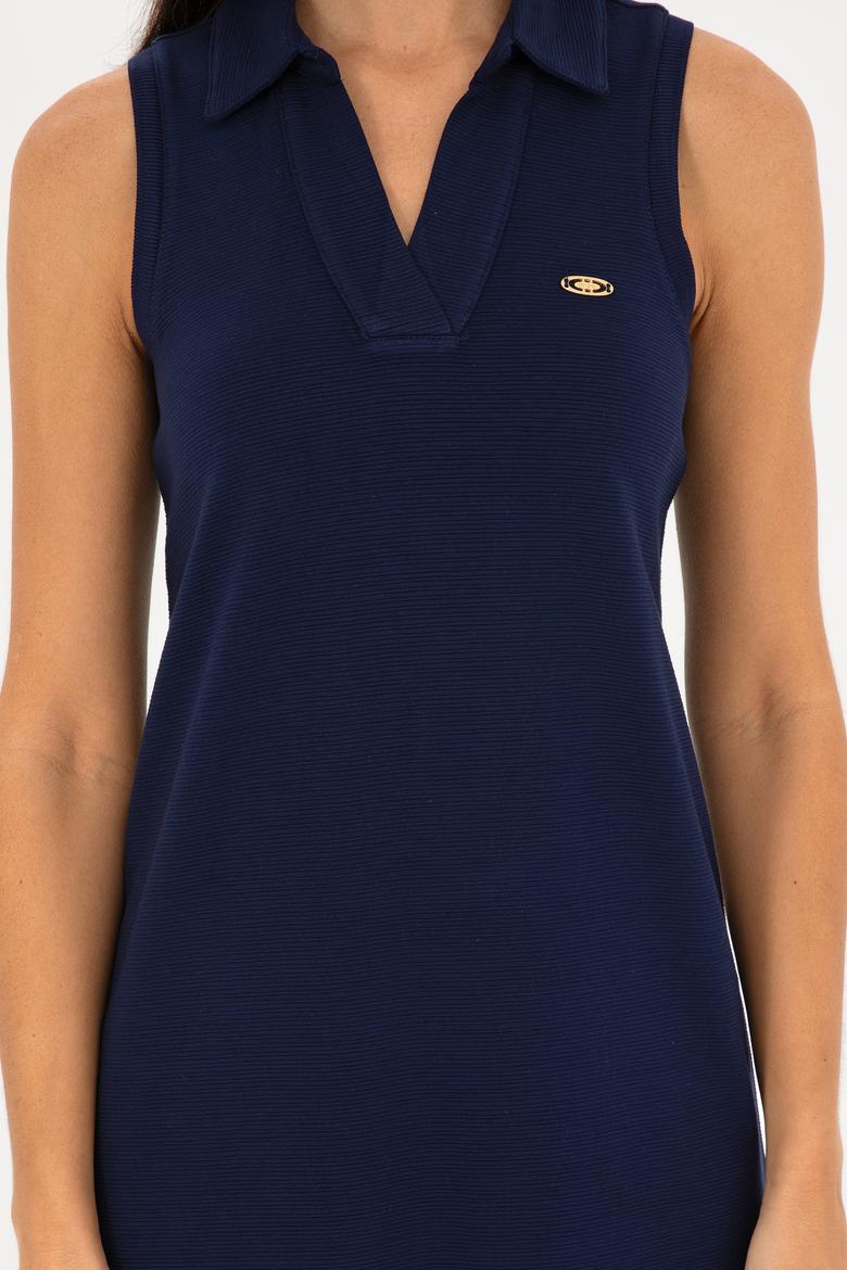 Kadın Lacivert Örme Elbise - 50289197026