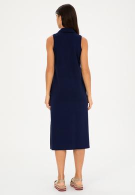 Kadın Lacivert Örme Elbise - 50289197026