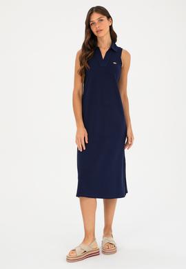 Kadın Lacivert Örme Elbise - 50289197026