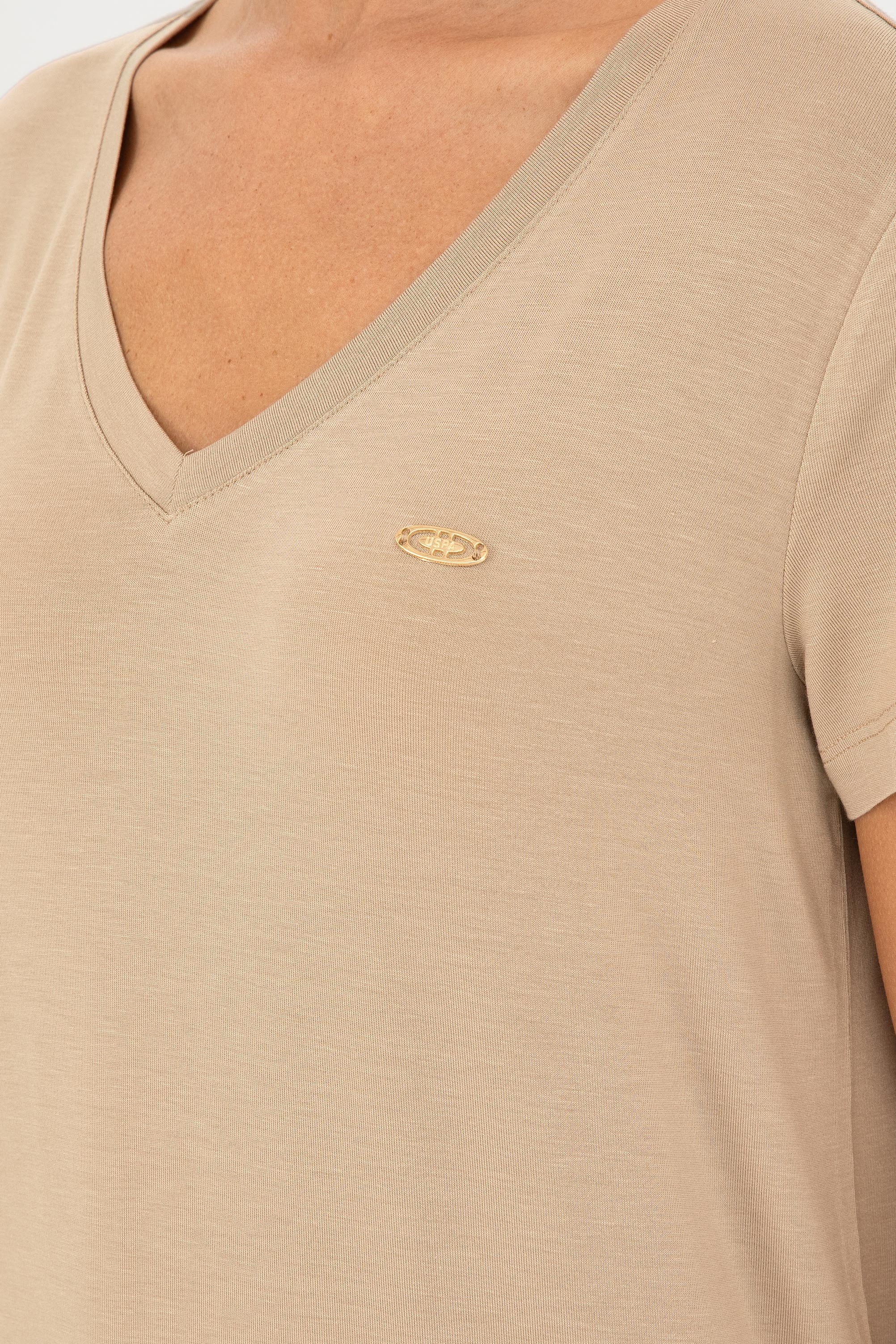 تی شرت ریلکس یقه هفت زنانه یو اس پولو | U.S. Polo Assn. - تصویر 7