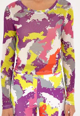 Kadın Fıstık Yeşili Bisiklet Yaka Sweatshirt - 50283776006