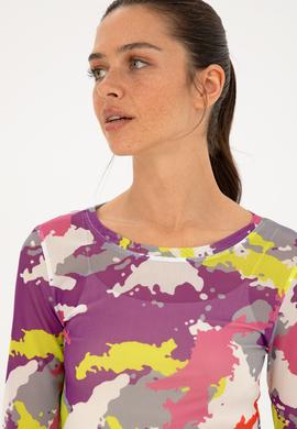 Kadın Fıstık Yeşili Bisiklet Yaka Sweatshirt - 50283776006