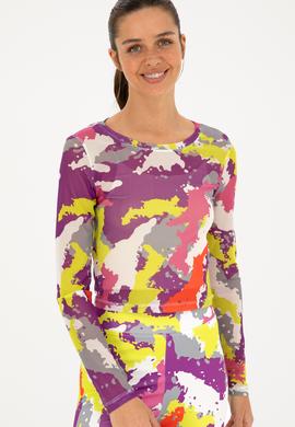 Kadın Fıstık Yeşili Bisiklet Yaka Sweatshirt - 50283776006