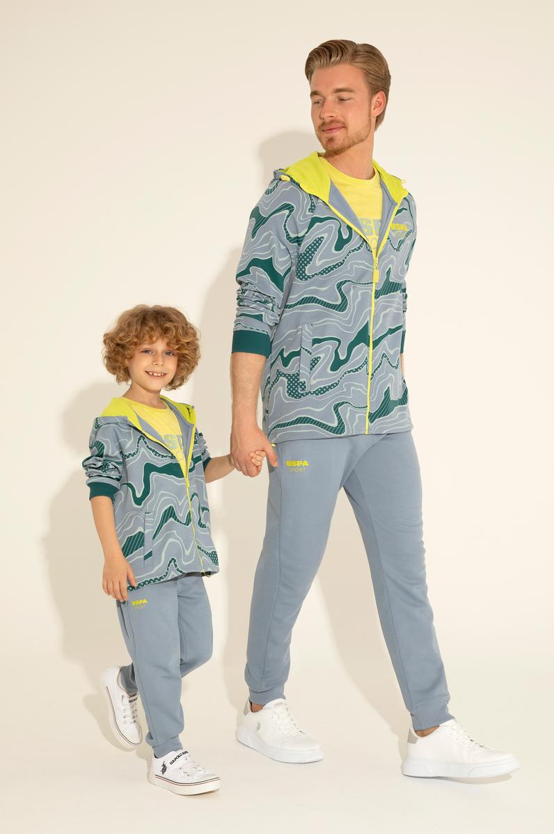 Erkek Çocuk İndigo Sweatshirt