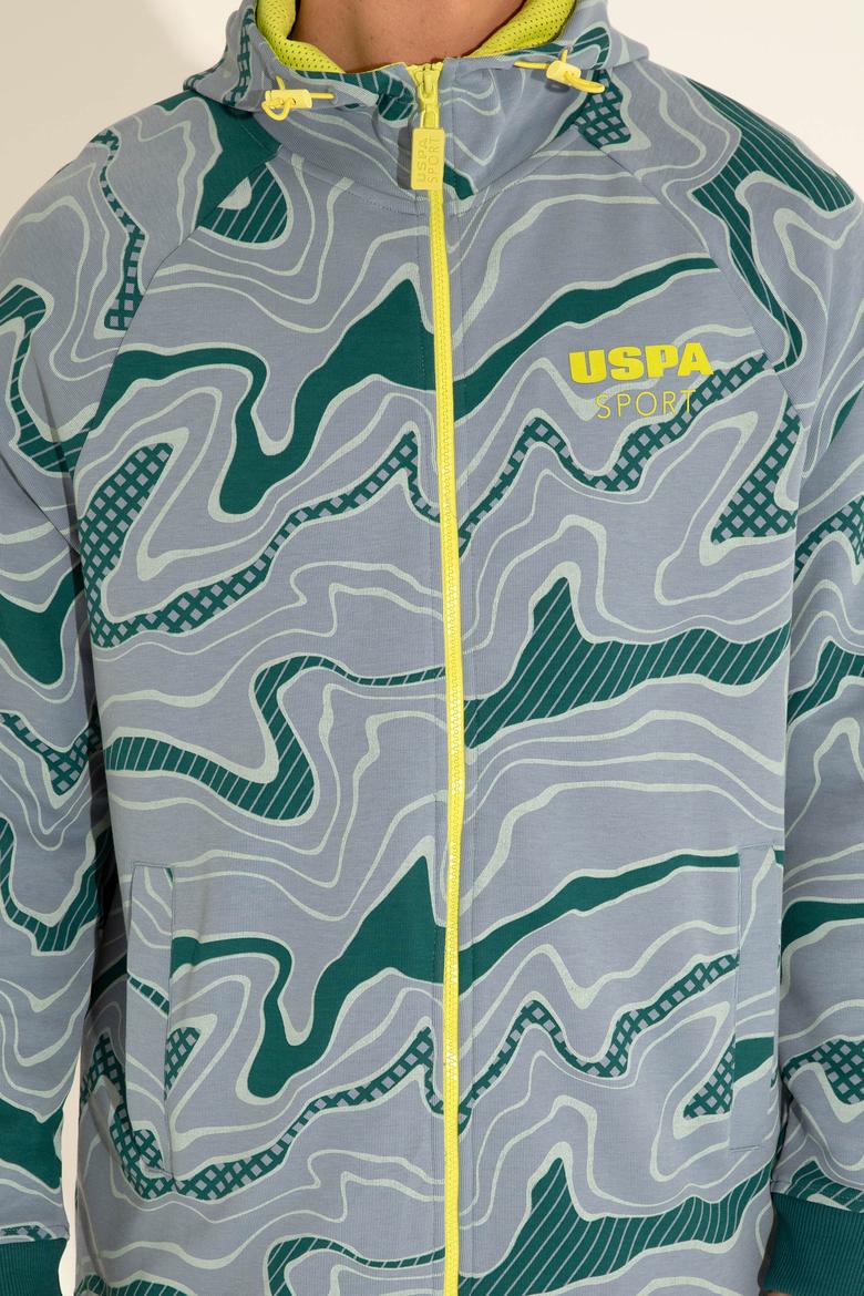 Erkek İndigo Örme Hırka - 50282481006