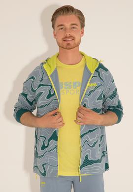 Erkek İndigo Örme Hırka - 50282481006