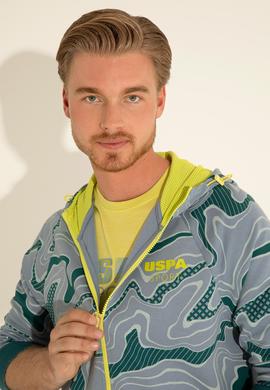 Erkek İndigo Örme Hırka - 50282481006