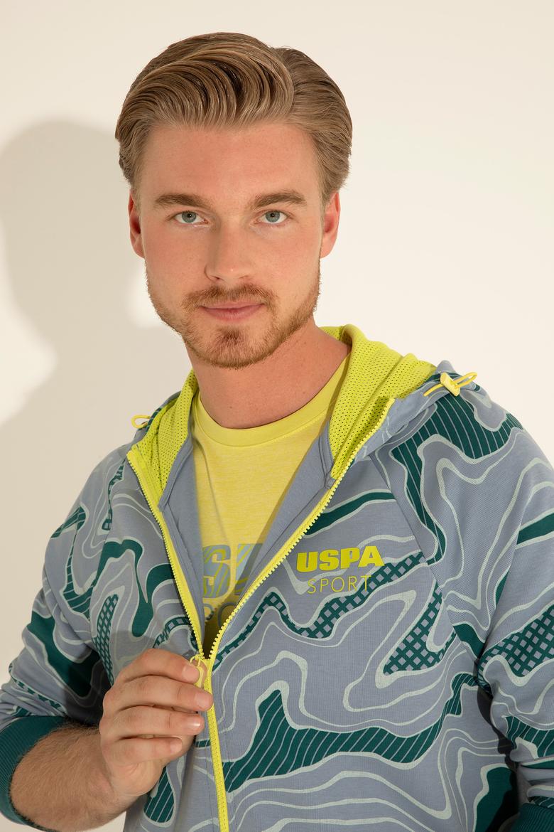 Erkek İndigo Örme Hırka - 50282481006