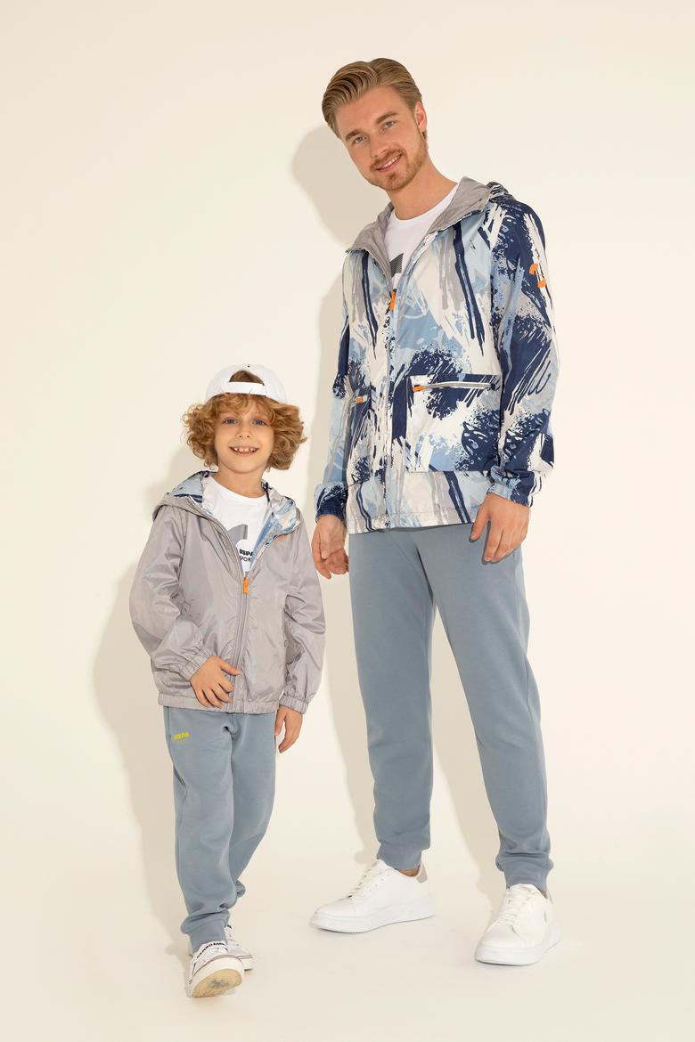 Erkek Çocuk Gri Mont