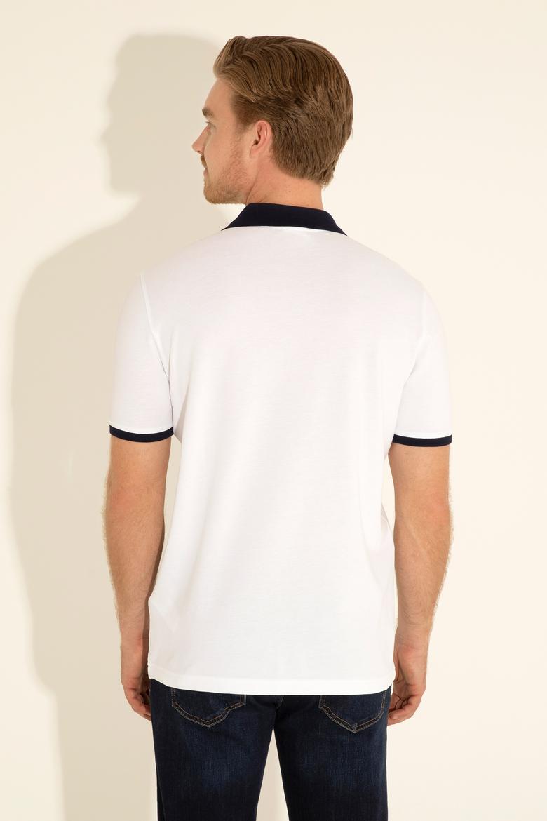 Erkek Beyaz Basic Tişört - 50284638008