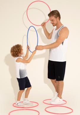 Erkek Lacivert Örme Şort - 50289284003