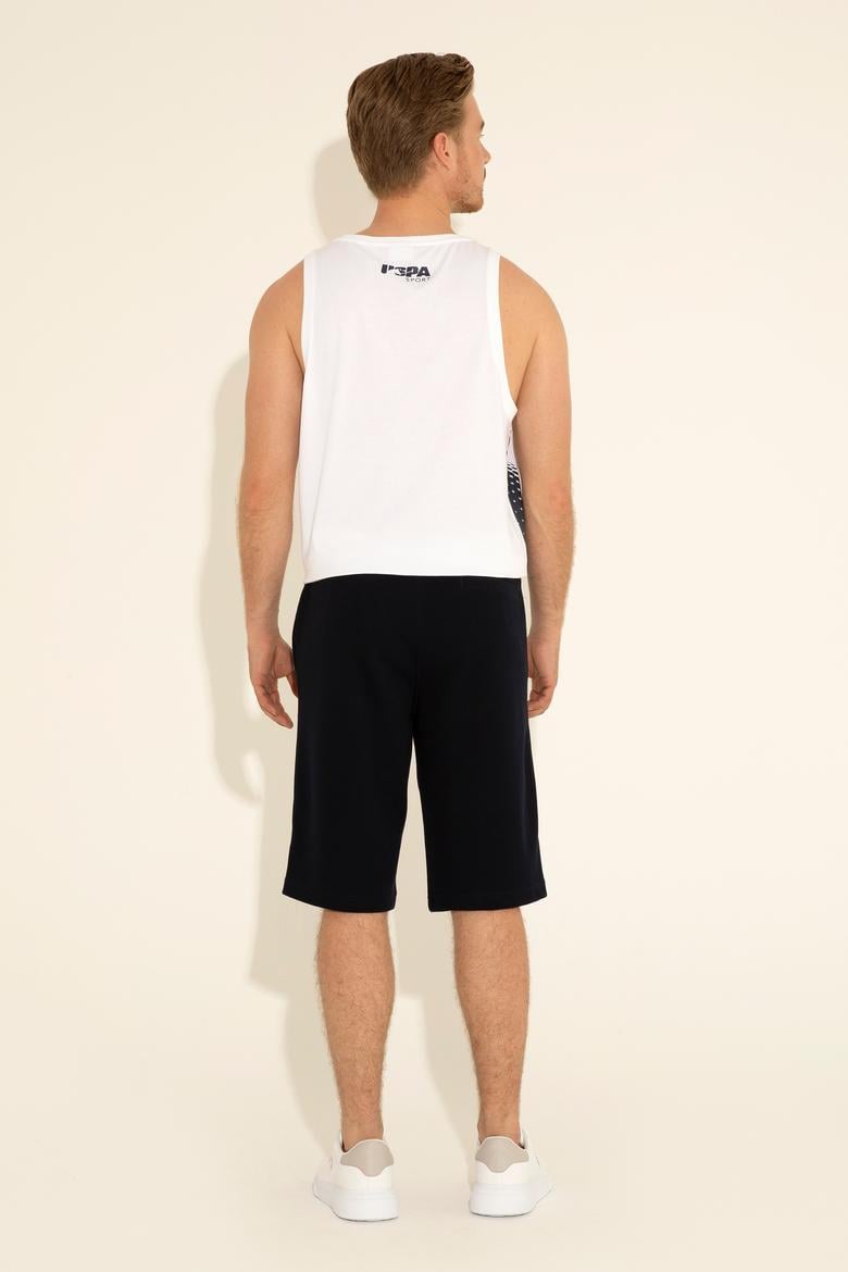 Erkek Lacivert Örme Şort - 50289284003