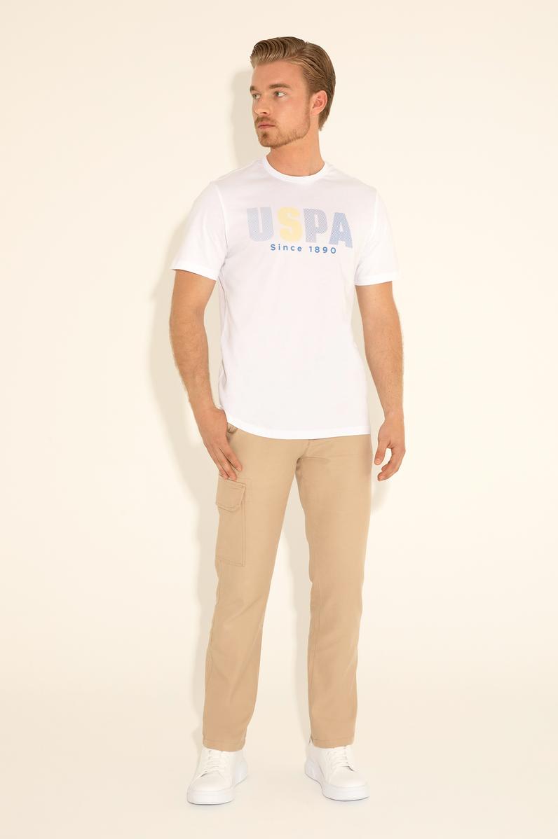 Erkek Regular Fit Kum Kanvas Pantolon